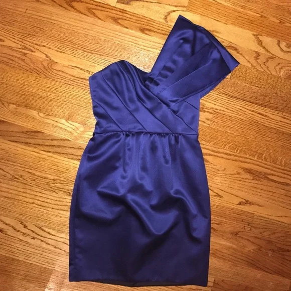 A.B.S. by Allen Schwartz One-Shoulder Dress - Picture 2 of 5